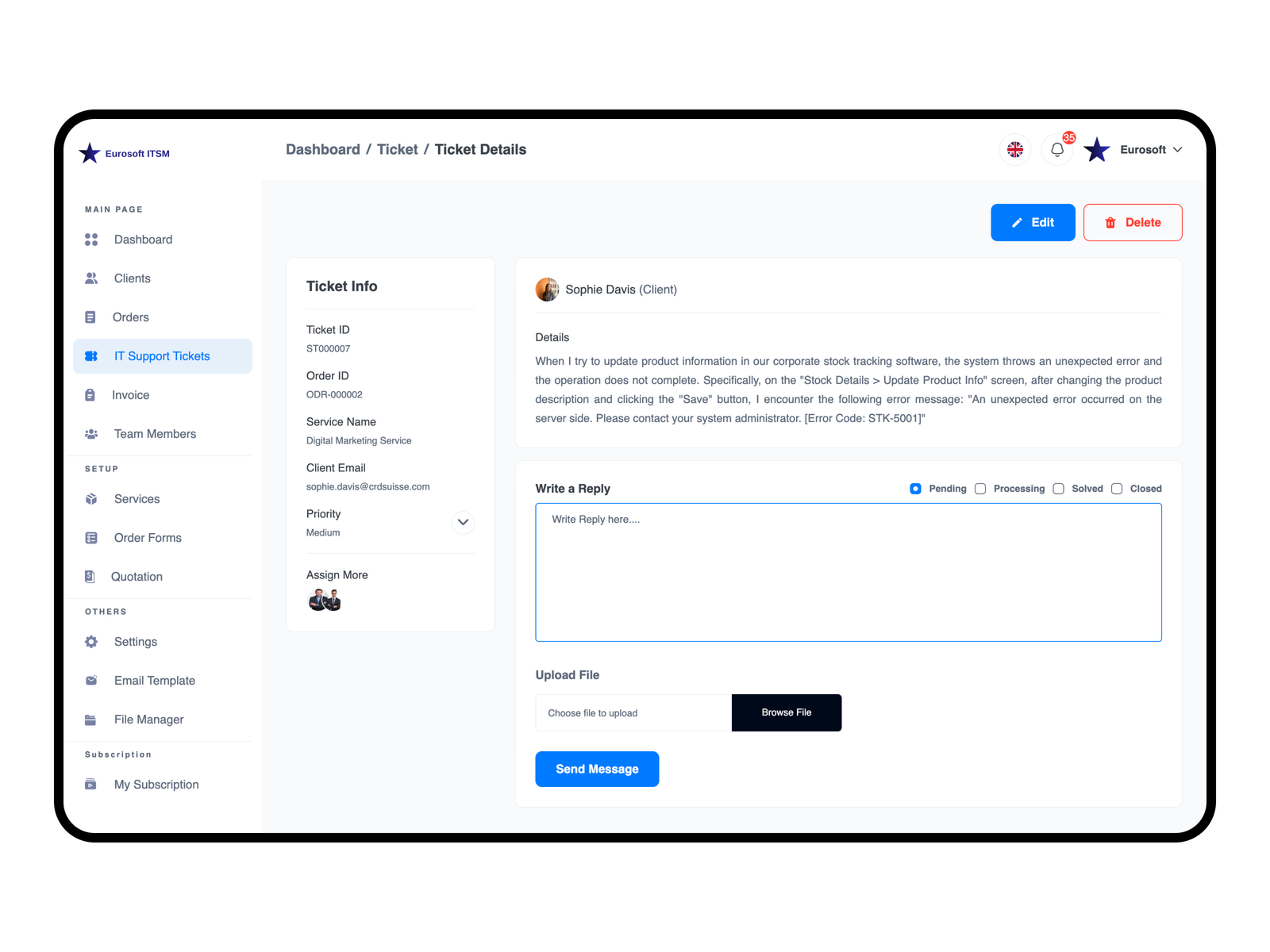 Chatting Support System
