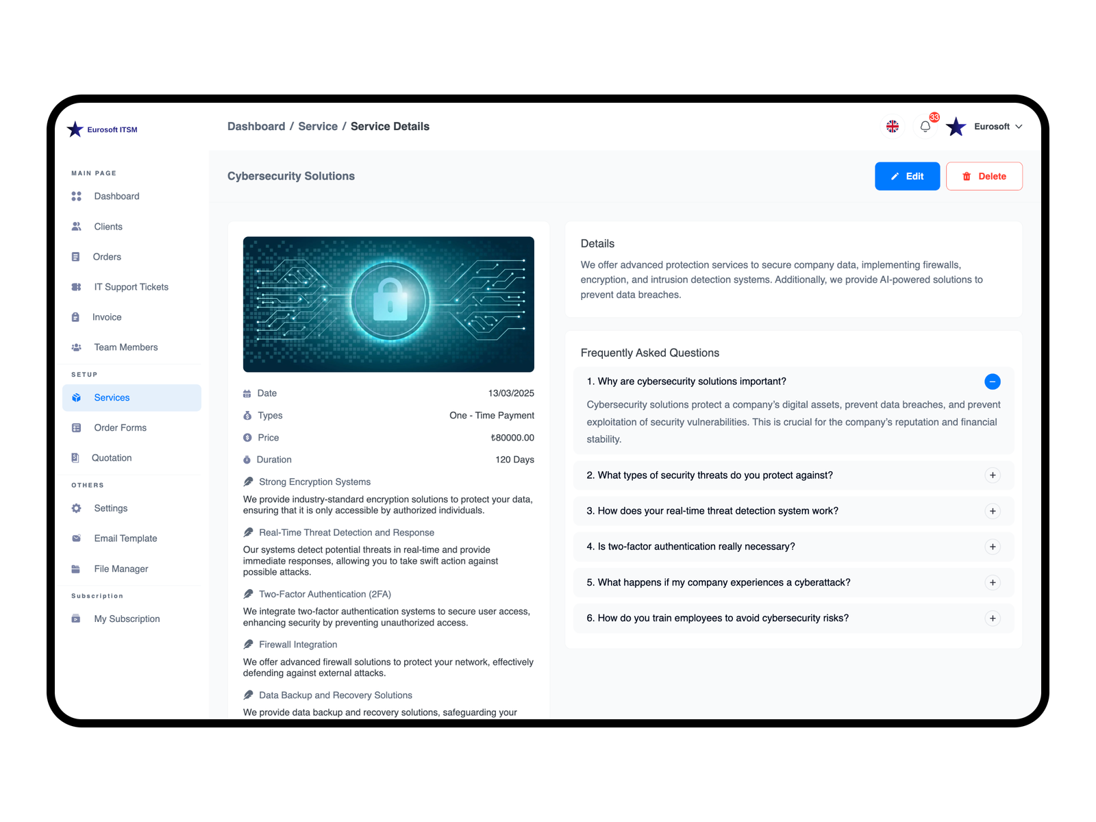 Create Services